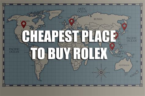 cheapest place to buy a rolex.